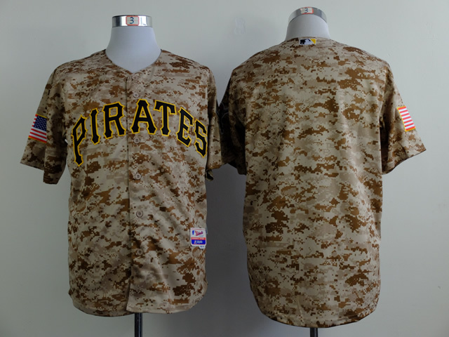 Men Pittsburgh Pirates Blank Camo MLB Jerseys